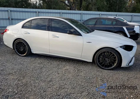2023 Mercedes-Benz C 43 Amg z USA, uszkodzony, nr VIN W1KAF8HB7PR101944